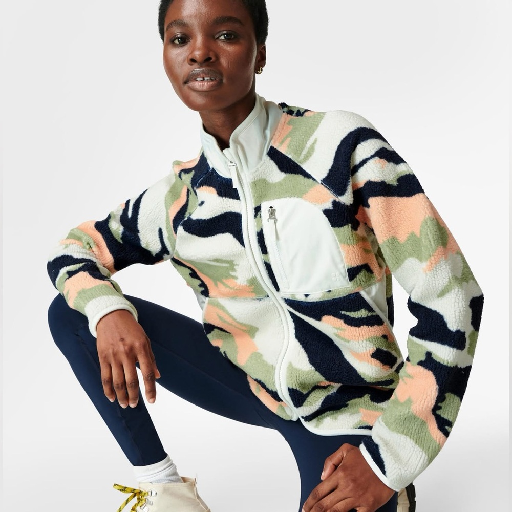 Sweaty Betty Fleece Zip Up Women’s M